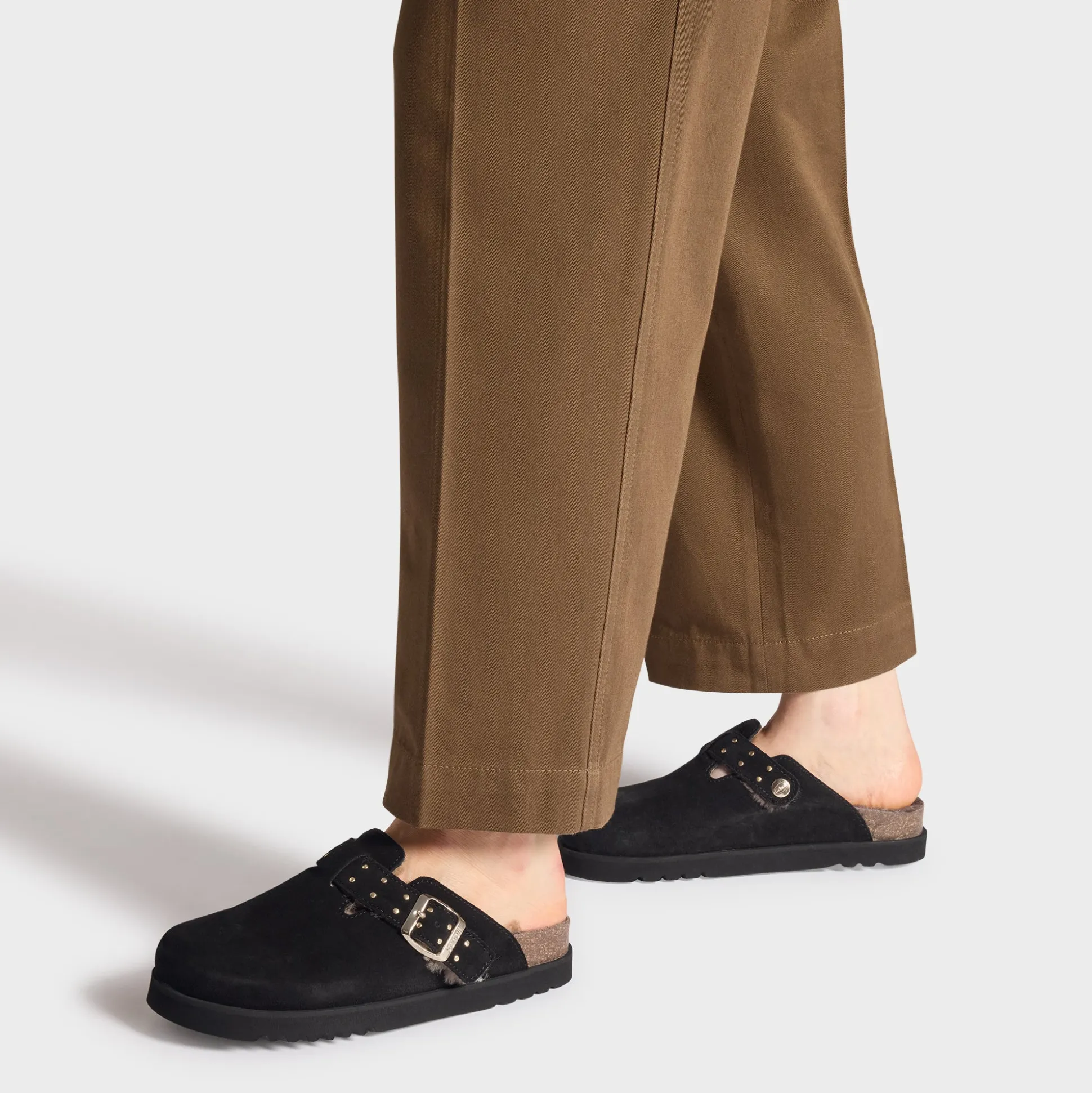 Mules benny fur