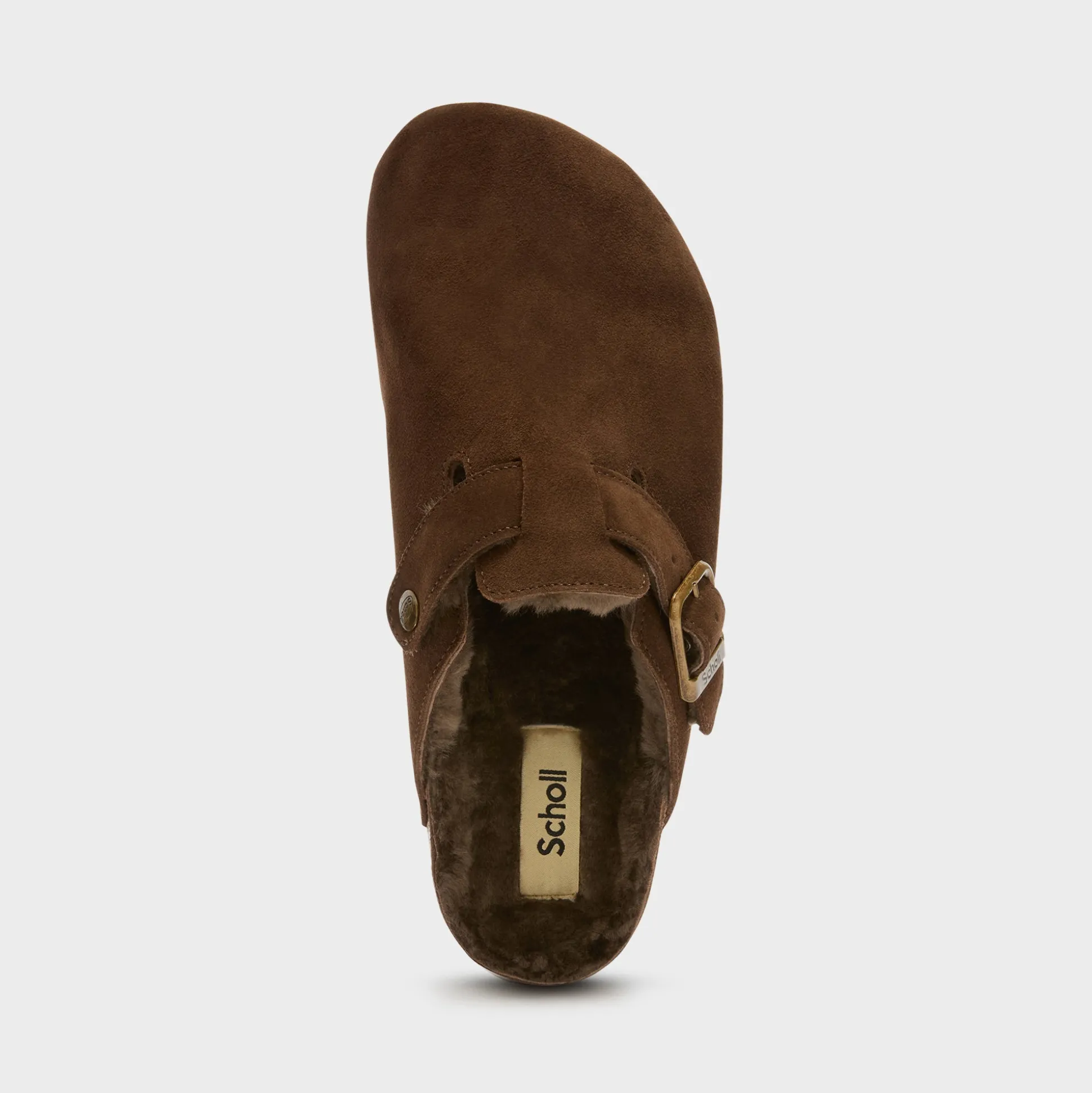 Mules olivier fur