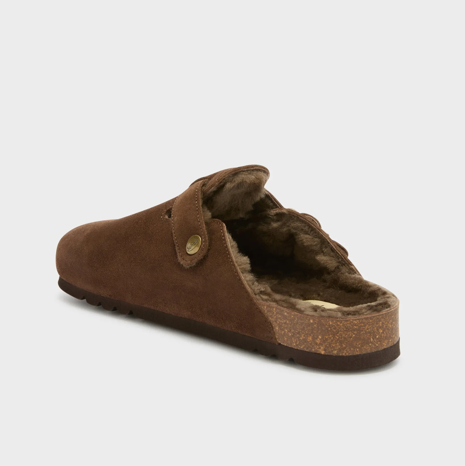 Mules olivier fur