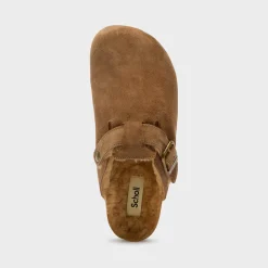 Mules olivier fur