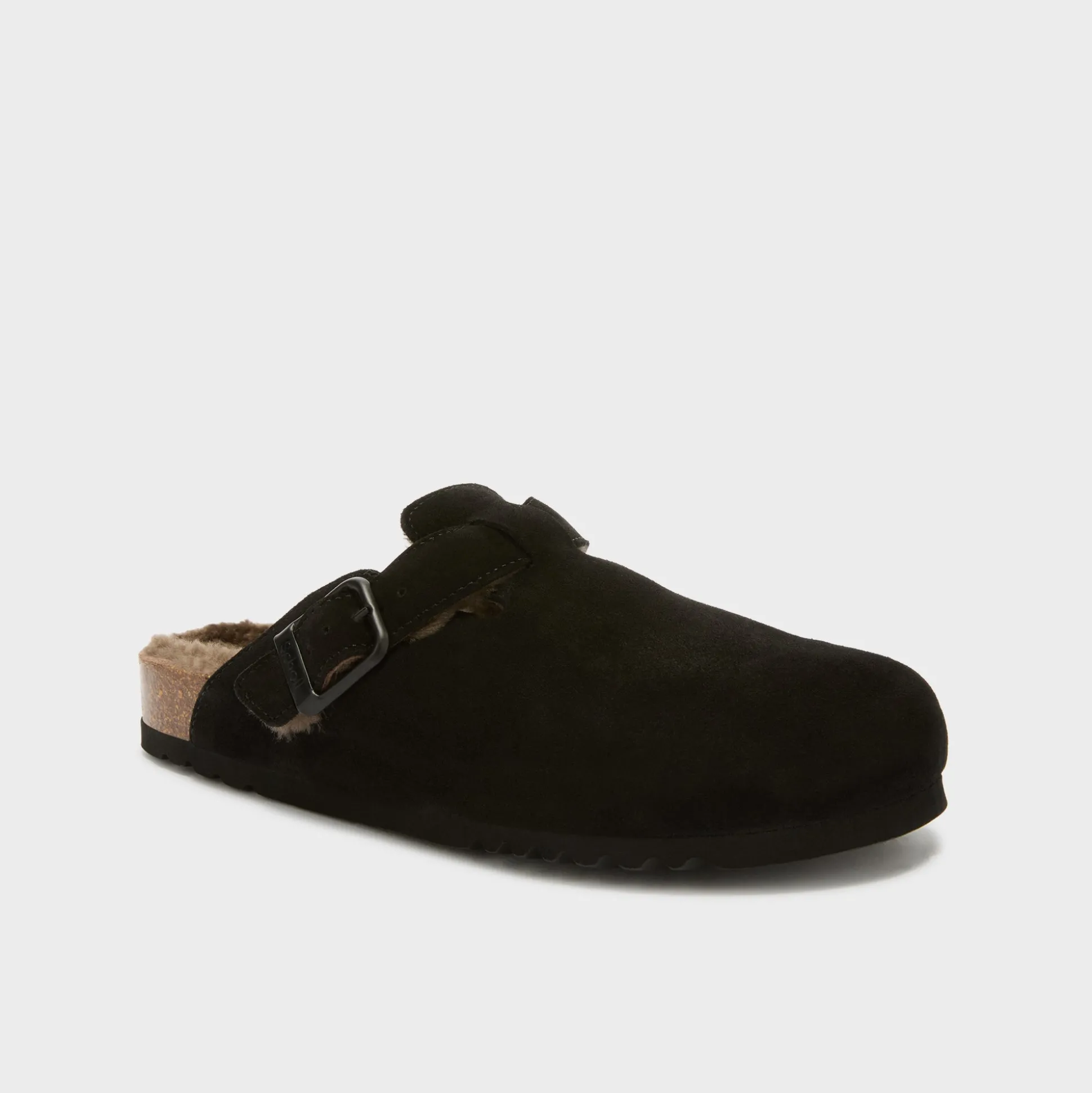 Mules olivier fur