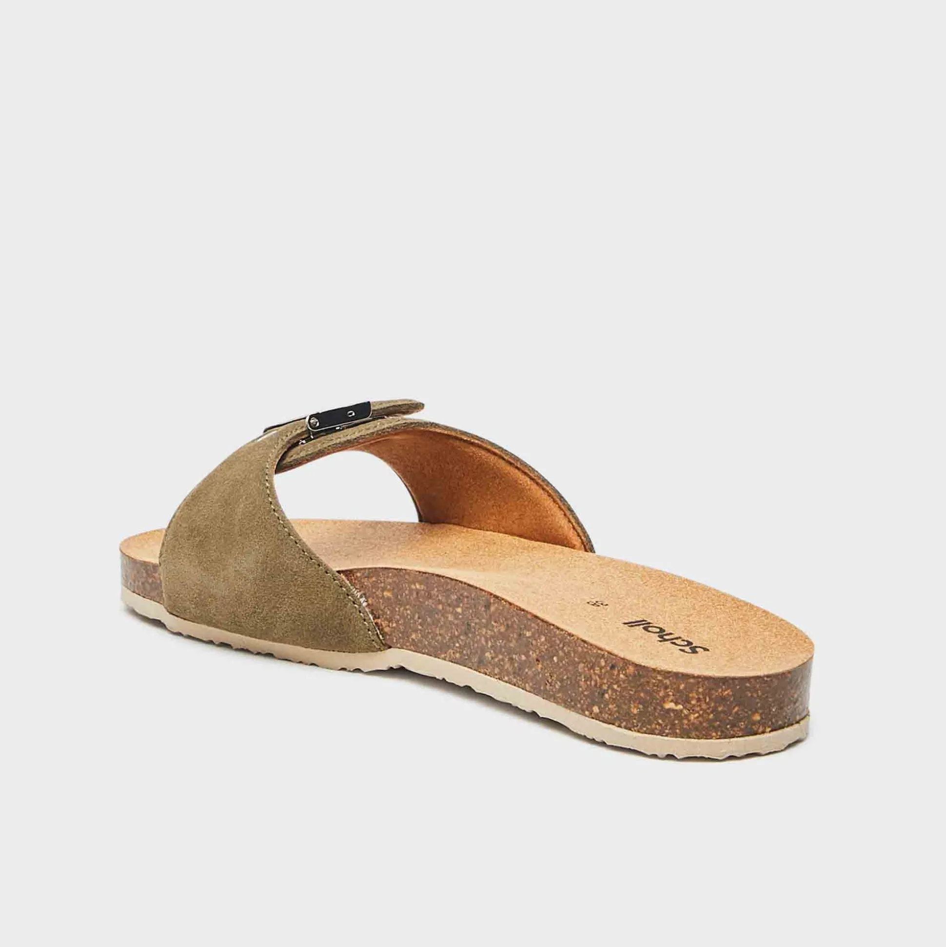 Mules pescura flat cork