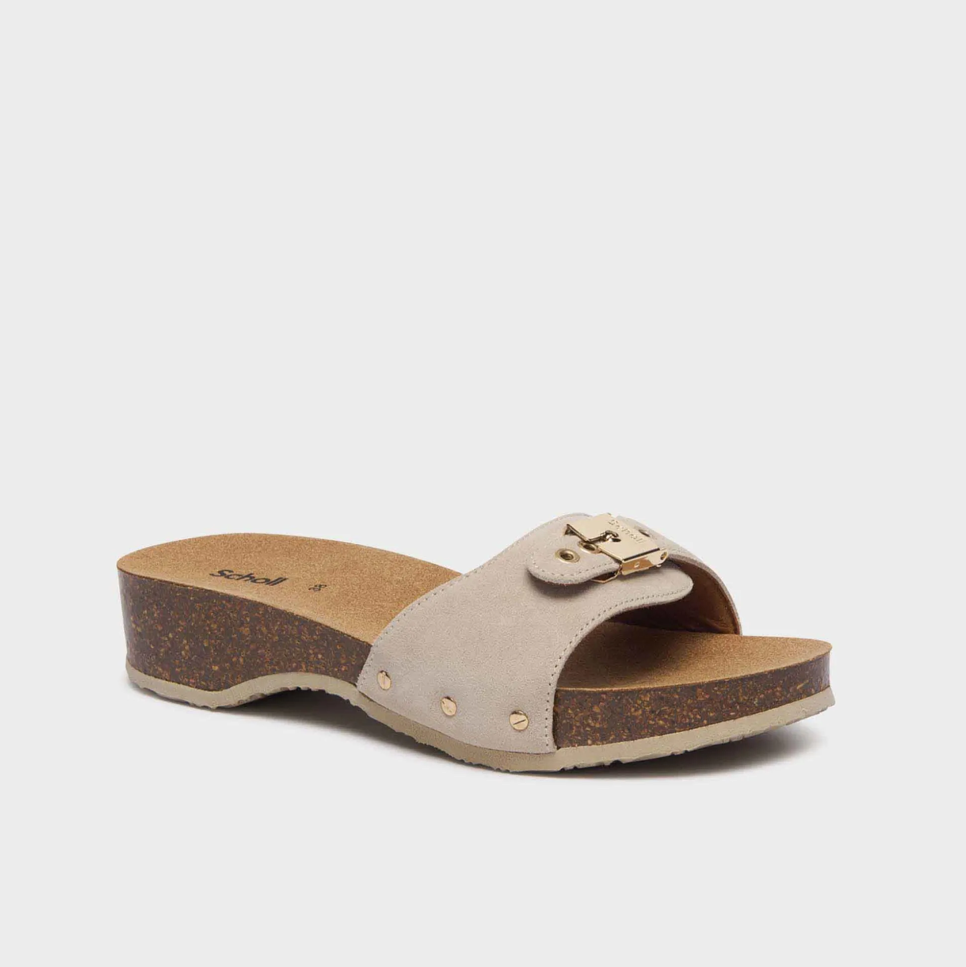 Mules pescura heel cork