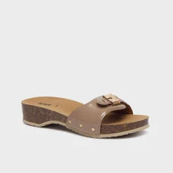 Mules pescura heel cork
