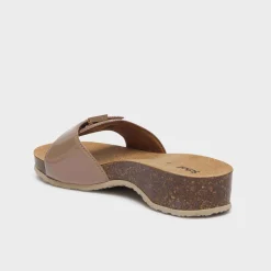 Mules pescura heel cork