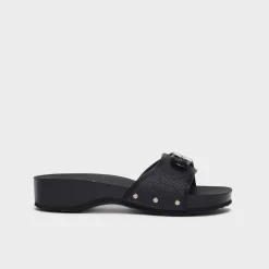 Mules pescura heel cork