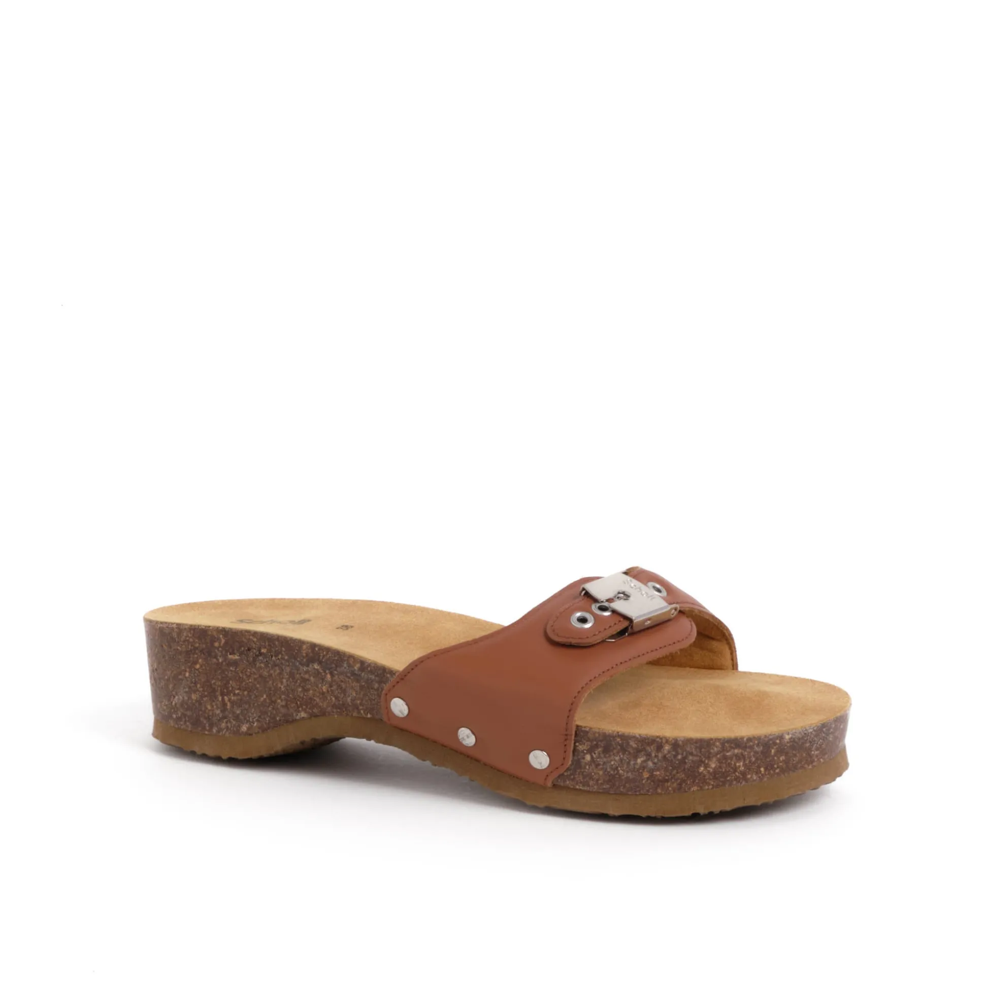 Mules pescura heel cork